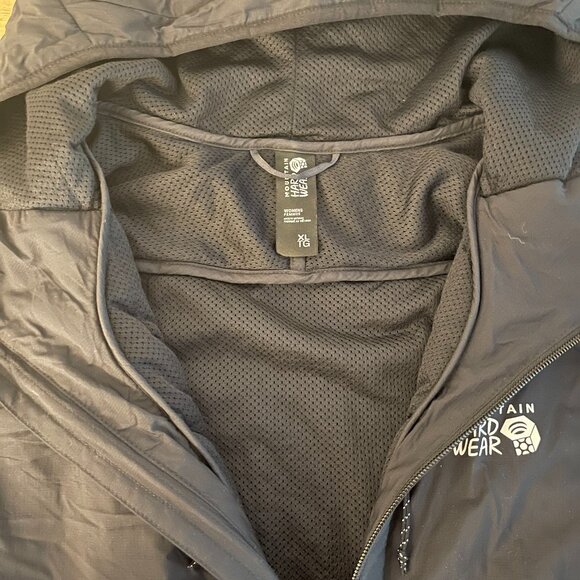 Mountain Hardwear Kor Airshell Warm Ws Hooded Jacket, size XL, color black - Picture 4 of 9